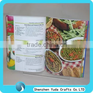 Clear Acrylic Book Holder Plexiglass Cookbook Display Stand thumbnail-1