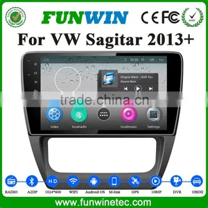 Funwin Android 4.4.2 Car Headrest Dvd Player For VW SAGITAR Support 3G BT WIFI DVR MP3/4 USB GPS Function thumbnail-1