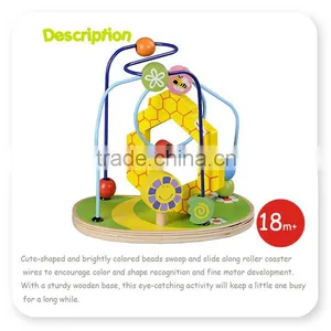 High Quality Wooden Circle Beads Toy thumbnail-2