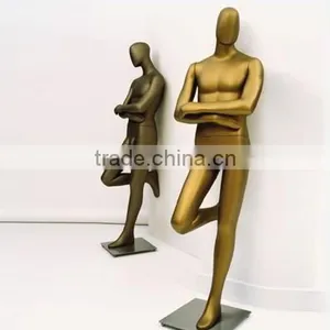 Realistic Fashion Male Mannequins in Glossy White Male Model Rodrigo Frito thumbnail-1
