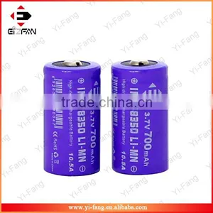 Batterries 18350 10.5A 18350 700mah 3.7v LiMn Battery Button Top Evod Battery thumbnail-1