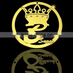 Women Long Design Cotton Floral Kaftan Abaya With Metal Gold 3d Logo thumbnail-1