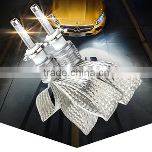 Universal Automatic LED Headlight Kit H7 For Hyundai Sonata Canbus thumbnail-1