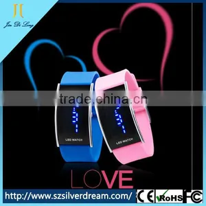 With Night Light LED Watch Silicone Band Watches for Girl thumbnail-1