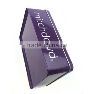 Silver Varnish Towel Tin Box With Transparent Window thumbnail-4