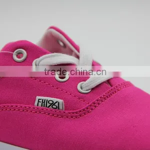 Slip-on Pink Women Canvas Shoes thumbnail-4