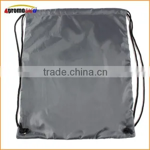 2015 Black Polyester Sport Drawstring Bag thumbnail-2