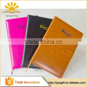 Cutom Made Business PU Hardcover Leather Notebook thumbnail-1