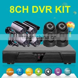 8CH Channel 960H HDMI CCTV DVR 8x Indoor 800TVL Security Camera System KIT thumbnail-1