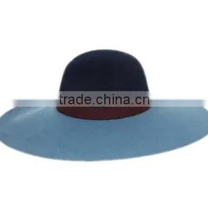 Wool Felt Fedora Hat,100% Australia Wool Felt Fedora Cap thumbnail-3