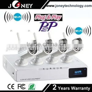4CH 720P/2CH 1080P Realtime Viewing 1SATA HDD Cctv Nvr Kit thumbnail-2