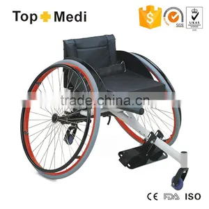 Rehabilitation Therapy Supplies Topmedi Aluminum Sport Table Tennis Wheelchair thumbnail-1