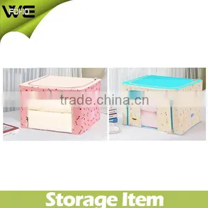 Non Woven Storage Box Foldable,wholeslae Stackable Clothes Storage Box Set thumbnail-1