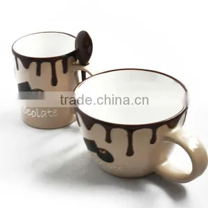 160 ml Fashion Style Procelain Ceramic Coffee Cup With Handle thumbnail-1