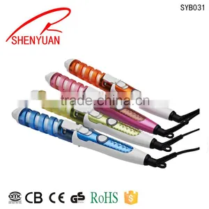 2 in 1 Professional Hair Straightener LCD Temperature Display Hair Crimper Ptc OEM/ODM Made in China thumbnail-1