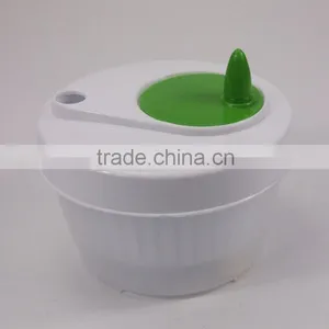 Mini 1.4 Quart Plastic Manual Fruit and Vegetable Salad Spinner thumbnail-3