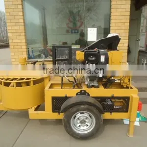 New Design SY1-20 Hydraulic Cement Clay Interlocking Brick Machine With Free Mixer Behind Price for Sale thumbnail-5