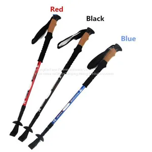 Ultralight Nordic Walking Sticks Telescopic Trekking Poles Anti Shock Hiking Sticks Camping Equipment thumbnail-3