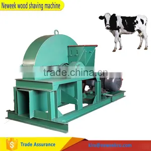 NEWEEK 4 Blades Diesel Engine Log Tree Branch Wood Shaving Machine for Animal Bedding thumbnail-1