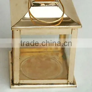 Antique Decorative of Brass Lantern Polished thumbnail-1