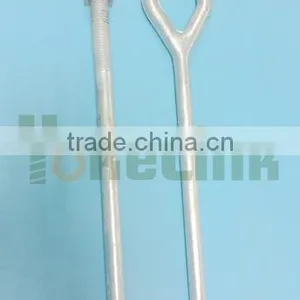 Thimble Eye Anchor Rod With Nut for Guying Utility Pole thumbnail-2