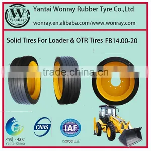 Hotsale Wheel 14.00-20 Solid Tires With Rim thumbnail-1