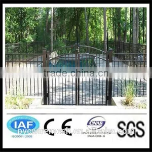 Round Tube Swimmg Pool Fence Metal Gates(ISO Certificasion) thumbnail-3