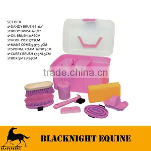 HORSE HAIR BRUSH KIG SET OF 8 EQUESTRAIN HORSE GROOMING HORSE HAIR BRUSHES HORSE GROOMING HORSE HAIR BRUSH WHOLESALE HORSE BRUSH thumbnail-1