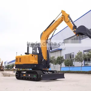 Made in China ER65-8B(6.5Ton) Crawler Mini Excavator With Yammar Engine thumbnail-1