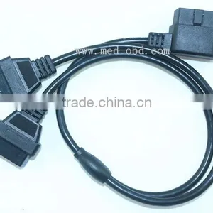 Cable Splitter Y, Right Angle J1962M to 2 J1962F, RA Y-Cable, 1ft thumbnail-3