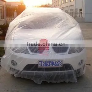 Large Plastic Car Cover for SUV thumbnail-1