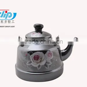The Modern Mirror Enamel Kettle With Stainless Handle thumbnail-2