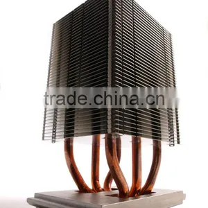 6061-T5 Stamping Aluminum Heat Sink With Heat Pipe thumbnail-2