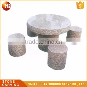 Customized Size Hand Carve Polish Marble Coffee Granite Table thumbnail-3