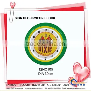 NEON CLOCK WALL CLOCK 12NC105 thumbnail-1