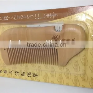 100%Nature Peach Wooden Combs 11.5*4.5 thumbnail-2
