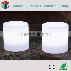 Hight Quality Luminous Led Round Column Stools for Bar thumbnail-5