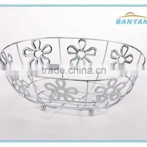 Stainless Steel Fruit Basket Kitchen Fruit Basket Kitchen Storage Rack thumbnail-6
