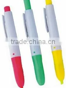 Promotional Highlighter Pen With Button thumbnail-1