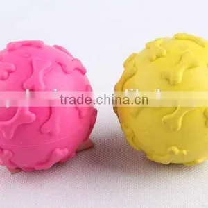 TPR Pet Toy Colorful Round Ball Hot Sale Dog Toy thumbnail-1