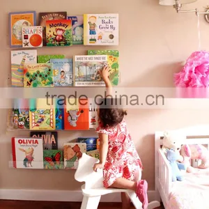 China Facrory Acrylic Kindergarten Kids Movable Learning Bookshelf thumbnail-1