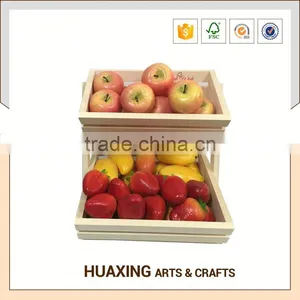 Home Decration Solid Wood Wooden Fruit Basket thumbnail-6