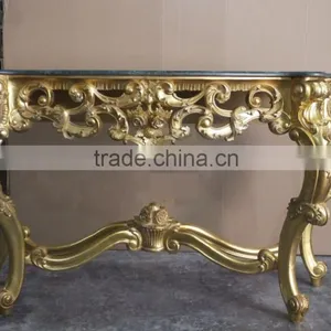 French Style Living Room Furniture Console Table and Wall Mirror thumbnail-4