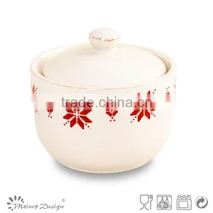 Ceramic Colorful Cute With Dot Sugar Pot thumbnail-5