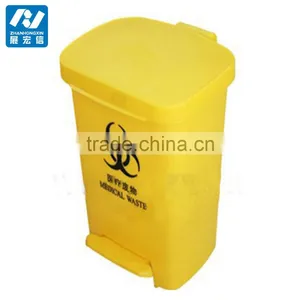 Hospital Plastic HDPE Waste Bin Trash Can thumbnail-5