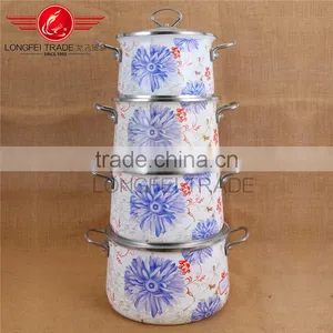 Good Price Colorful Enamel Set Enamelware Excellent Houseware Saucepot / Stewpot thumbnail-1