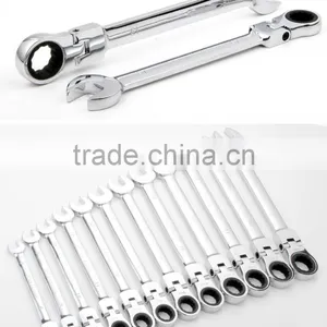 High Quality Professional 7PCS CRV Combination Spanner Wrench Set thumbnail-5