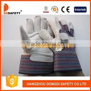 DDSAFETY 2017 Wholesale Cow Grain Leather Glove Safety Glove thumbnail-1