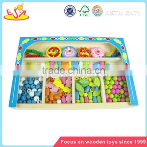 Wholesale Beautiful Wooden Threading Beads Toy Brain Training Wooden Threading Beads Toy W11E002 thumbnail-2