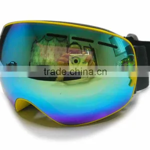 TPU Frame and Smoke REVO Red Lens Ski Goggle With CE and FDA Certificate thumbnail-2